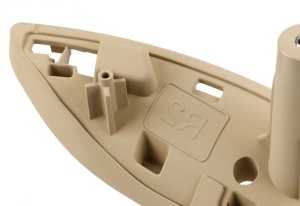Maner plastic interior Bej stanga spate compatibil BMW seria 3 F30 F31 2012- 2018 - Img 4