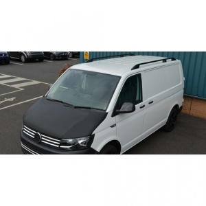 Motorháztető borítás, kompatibilis a VW Transporter T6-tal, 2015->, fekete színű - Img 2