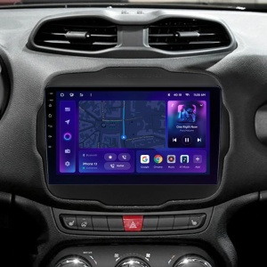 Navigatie Auto MOSS M3 Jeep Renegade 2014-2018 4+32GB 9" QLED Octa-core 2Ghz, Android 4G Bluetooth 5.1 DSP - Img 2