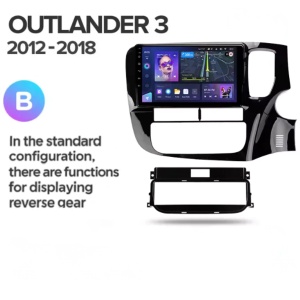 Navigatie Auto Teyes CC4 Mitsubishi Outlander 3 2012-2018 6+128GB 9.5" QLED Octa-core 2.7Ghz, Android 4G Bluetooth 5.1 DSP - Varianta A - Img 3