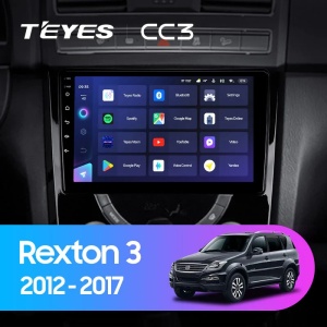 Navigatie Auto Teyes CC4 SsangYong Rexton 3 Y290 2012-2017 6+64GB 9.5" QLED Octa-core 2.7Ghz, Android 4G Bluetooth 5.1 DSP - Img 2