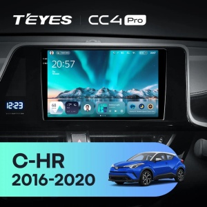 Navigatie Auto Teyes CC4 Toyota C-HR 2016-2023 6+64GB 9.5" QLED Octa-core 2.7Ghz, Android 4G Bluetooth 5.1 DSP - Varianta A