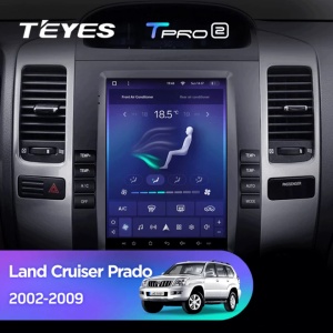 Navigatie Auto Teyes Tip Tesla TPRO 2 Toyota Land Cruiser Prado J120 2002-2009 4+64GB 9.7" QLED Octa-core 1.8Ghz, Android 4G Bluetooth 5.1 DSP - Varianta A - Img 3