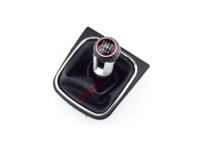 Nuca schimbator viteze si manson compatibil VW Golf 5 V, 6 VI 2004-2012, 6 viteze, GTI Design - Img 2