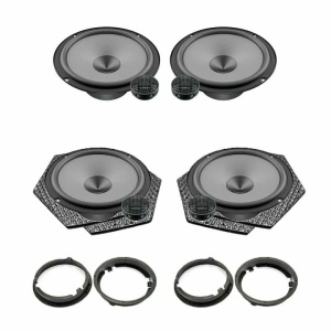Pachet difuzoare auto Hertz Uno dedicat Mitsubishi Outlander 2012-2021, RMS 75W