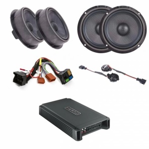 Pachet sistem audio Plug&amp;Play Awave dedicat Volkswagen >2015 + Amplificator