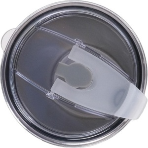 Pahar termic din otel inoxidabil cu capac, termos 600 ml, cu perete dublu, izolat in vid, culoare gri - Img 2