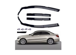 Paravanturi auto compatibile cu Mercedes C Class W205 2015-2020, fata-spate - Img 4