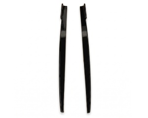Prelungire praguri laterale compatibile cu BMW seria 3 F30 2012-2018, cu aripioare, culoare negru lucios - Img 2