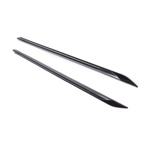 Prelungire praguri laterale compatibile cu BMW seria 5 G60 G80 2024->, negru lucios - Img 3