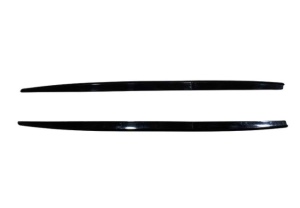 Prelungire praguri laterale compatibile Seat Leon 3 2013-2020 hatchback, negru lucios - Img 2