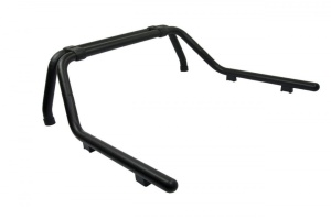 Rollbar compatibil Nissan Navara D40 2005-2014, negru, diam. teava 76 mm - Img 1