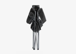 Scaun pliabil pentru camping, plaja, pescuit sau gradina, Easy Camp Furniture Spruce Black Inc, culoare gri, 110 kg - Img 5