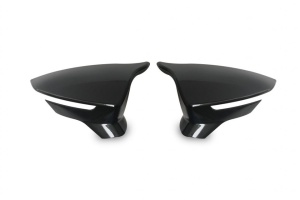 SEAT LEON III 2013-2020 fényes fekete Batman stílusú tükörborítás