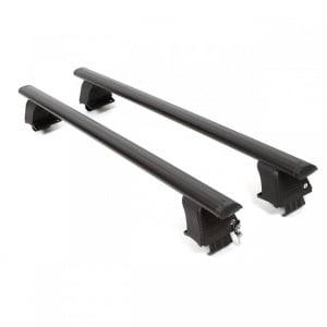 Set 2 bare portbagaj transversale compatibil PEUGEOT 308 2007-2013, HATCHBACK culoare negru