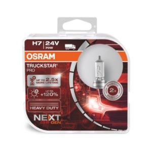 SET 2 BECURI CAMION 24V H7 70 W TRUCKSTAR PRO +120% NextGen OSRAM - Img 2