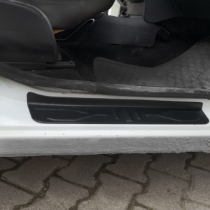 Set 4 protectii praguri din plastic compatibil cu DACIA LODGY 2012-> - Img 4