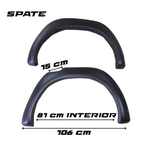 Set 6 protectii aripa overfendere compatibil cu Toyota Hilux 2020-> - Img 7