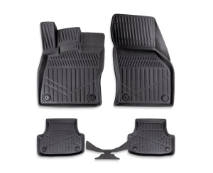 Set covorase auto cauciuc Audi A3 8V 2012-2020, forma tavita 3D - Img 1