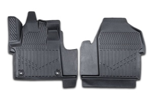 Set covorase auto cauciuc Opel Vivaro C 2019->, forma tavita 3D