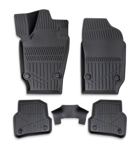 Set covorase auto cauciuc Skoda Fabia I 1999-2007, forma tavita 3D