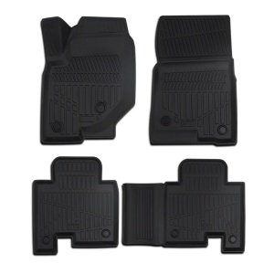 Set covorase auto cauciuc Ssangyong Musso 2018-2025, forma tavita 3D