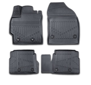 Set covorase auto cauciuc Toyota Auris 2013-2018, forma tavita 3D