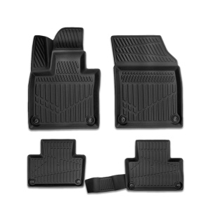 Set covorase auto cauciuc Volvo XC90 Hybrid 2024->, forma tavita 3D