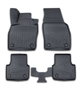 Set covorase auto cauciuc VW Polo 2017->, forma tavita 3D