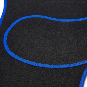 Set covorase auto textile universale 64 x 44 cm | 44 x 29 cm - negru - albastru - Img 4