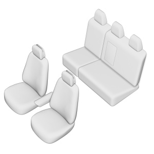 SET HUSE SCAUN UMBRELLA PENTRU VW TIGUAN 2016- (BANCHETA FRACTIONATA) - Img 5