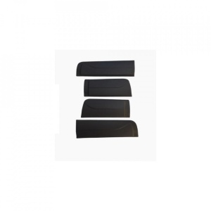 Set Protectii laterale pentru usi compatibile Ford Ranger 2011-2018, plastic ABS - Img 1