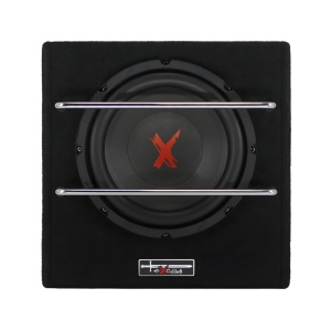 Subwoofer Auto Amplificat Excalibur, Putere 135W RMS, 1100W maxim Difuzor de 200 mm, Design modern, Culoare Negru - Img 5