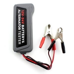 Tester pentru baterie și alternator / 12V – 24V / cu indicatori LED - Img 3