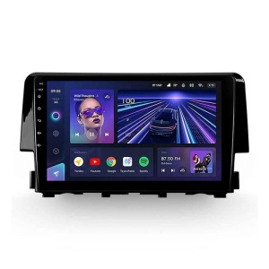 Teyes CC3 autós navigáció 360° Honda Civic 10 2015-2020 6+128GB 9" QLED Octa-core 1.8Ghz, Android 4G Bluetooth 5.1 DSP