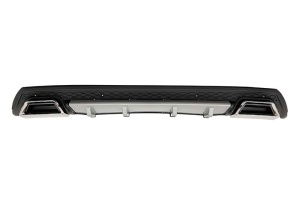 Univerzális hátsó lökhárító diffúzor, ELITE PLUS B Design, matt fekete és szürke színben