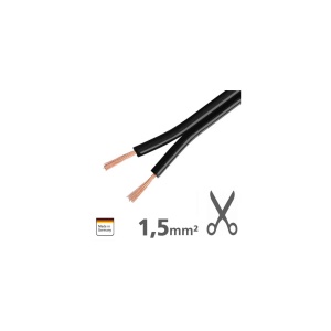 XLS150 Cablu cupru premium Ampire pentru difuzoare 2×1.5mm², 1m
