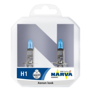 2 db-os fényszóróizzó készlet H1 55W 12V RANGE POWER fehér Narva