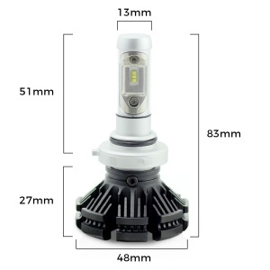 9006 - HB4 LED 12-24V - 4000 lm Super White - Img 2