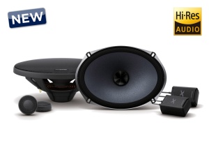 Alpine X-S69C ovális komponens autós hangszóró szett, 16x24cm (6''x9''), 120W RMS