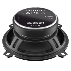 Audison Prima APX 5 autós hangszórókészlet, 2-utas koaxiális, 130 mm, 50 W RMS, 4 Ω, 2 darabos hangszórókészlet - Img 4