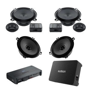 Autós hangszóró csomag mélynyomóval Mitsubishi Colt 2002-2013 Audison Prima 1010 W - Img 1