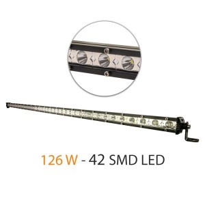Bară Led Auto Off Road - 126W - 42 SMD LED