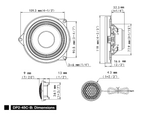 Boxe auto componente dedicate BMW seria 3 si seria 4 Alpine DP2-40C-B, 50 W - Img 2