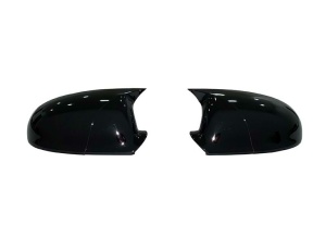 Capace oglinda compatibile cu SKODA SUPERB I 2002-2008 Negru lucios Batman Style