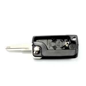 Citroen / Peugeot 206 - Carcasa tip cheie briceag cu 2 butoane si suport baterie - Img 3