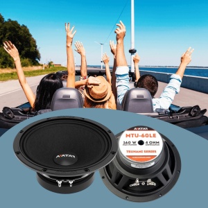 Difuzoare auto Avatar Tsunami MTU-61LE set componente, 165mm, 150W RMS, 4Ω, set 2 difuzoare - Img 9