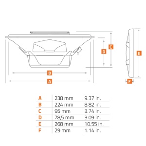 Difuzoare Auto Hertz Cento CX 690, set coaxial 3 căi, 6x9 inch, 100W RMS, 4Ω, 2 difuzoare - Img 4