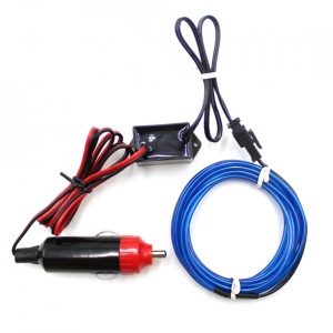 Fir cu neon 2 Metri, 12V culoare albastra