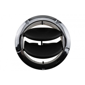 Grila ventilatie negru-crom compatibil cu Dacia Logan 2004->, Dacia Sandero 2008-> - Img 4